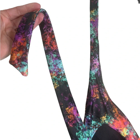 Born Primitive One Piece Swim Suit Women’s L Colorful Swimwear Tie Straps - Picture 8 of 10